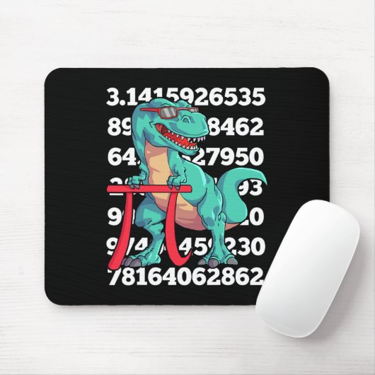 Dinosaur Pi Day T Rex Funny Math 3.14 Teacher Stud マウスパッド (マウス)