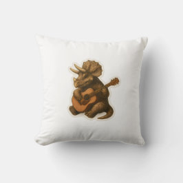 Dinosaur Playing Guitar クッション