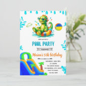 Dinosaur pool Invitation 招待状 (スタンド正面)