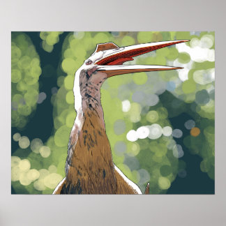Dinosaur poster - Quetzalcoatlus ポスター