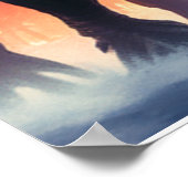 Dinosaur Posters for Adults or Kid's Room ポスター (角)