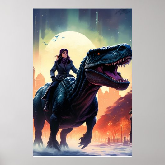 Dinosaur Posters for Adults or Kid's Room ポスター (正面)
