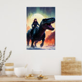 Dinosaur Posters for Adults or Kid's Room ポスター (キッチン)