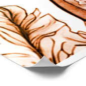 Dinosaur Posters for Kid's Room Wall Poster ポスター (角)