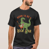 Dinosaur Rex Rockstar Perfect Trex Gif Tシャツ (正面)