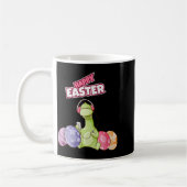 Dinosaur Say Happy Easter Premium Tri-blend コーヒーマグカップ (左)