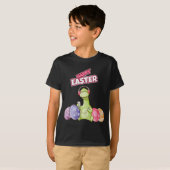 Dinosaur Say Happy Easter Premium Tri-blend  Tシャツ (正面フル)
