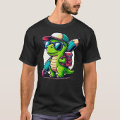 Dinosaur School Pen Dino Cartoon Back to School Tシャツ (正面)