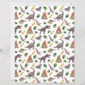 Dinosaur Scrapbook Paper (正面)