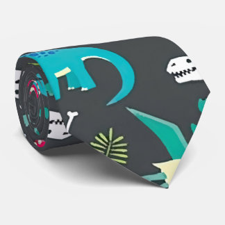Dinosaur Seamless Pattern, Dinosaur Seamless Patte ネクタイ
