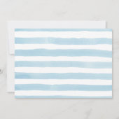 Dinosaur & Shark Under the Sea Sibling Birthday 招待状 (裏面)