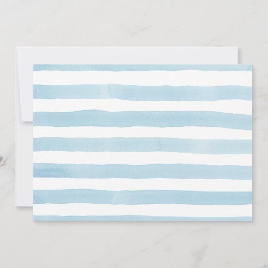 Dinosaur & Shark Under the Sea Sibling Birthday 招待状 (裏面)