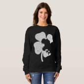 Dinosaur St Patricks Day  Boys Kids Toddler Irish  スウェットシャツ (正面フル)