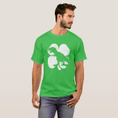 Dinosaur St Patricks Day Cool Boys Kids Toddler Ir Tシャツ (正面フル)
