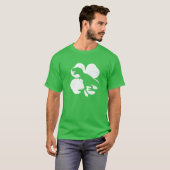 Dinosaur St Patricks Day Cool Boys Kids Toddler Ir Tシャツ (正面フル)