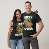 Dinosaur St Patrick's Day LUCKY SAURUS T Rex LUCKY Tシャツ (ユニセックス)