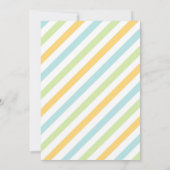 Dinosaur Stomp Chomp Roar Birthday Party  招待状 (裏面)