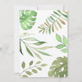 Dinosaur Stomp Chomp Roar Birthday Party 招待状 (裏面)