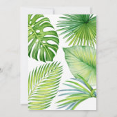 Dinosaur Stomp Chomp Roar Birthday Party 招待状 (裏面)