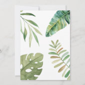 Dinosaur Stomp Chomp Roar Birthday Party 招待状 (裏面)