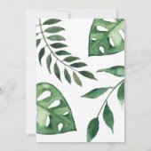 Dinosaur Stomp Chomp Roar Birthday Party  招待状 (裏面)