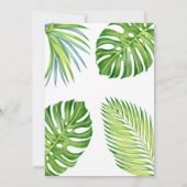 Dinosaur Stomp Chomp Roar Birthday Party 招待状 (裏面)