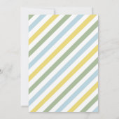 Dinosaur Stomp Chomp Roar Birthday Party 招待状 (裏面)