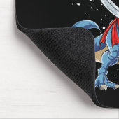 Dinosaur T Rex Pirate Jolly Roger Halloween Funny マウスパッド (コーナー)