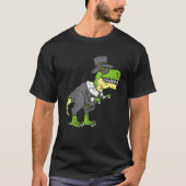 Dinosaur Thanksgiving Boys Turkey Saurus Rex Pilgr Tシャツ (正面)