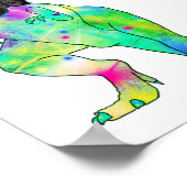 Dinosaur Theme Gay Wedding Welcome ポスター (角)