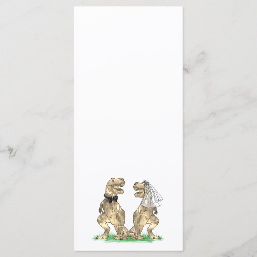 Dinosaur Theme Wedding Menu メニュー (裏面)