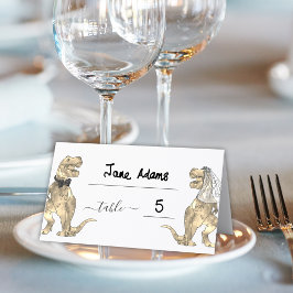 Dinosaur Theme Wedding Table Number プレイスカード