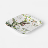  Dinosaur Three Rex 3rd Birthday Party  ペーパープレート (傾斜あり)