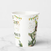 Dinosaur Three Rex 3rd Birthday Party  紙コップ (左)