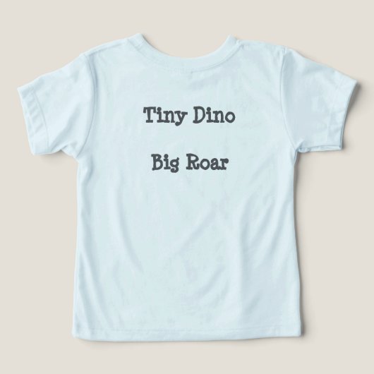 Dinosaur Toddler T-Shirt (デザイン裏面)