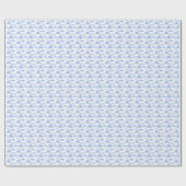 Dinosaur Toile (Periwinkle Blue)  ラッピングペーパー (フラット)