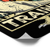 Dinosaur Trainer Halloween Costume Retro Dino Outl ポスター (角)