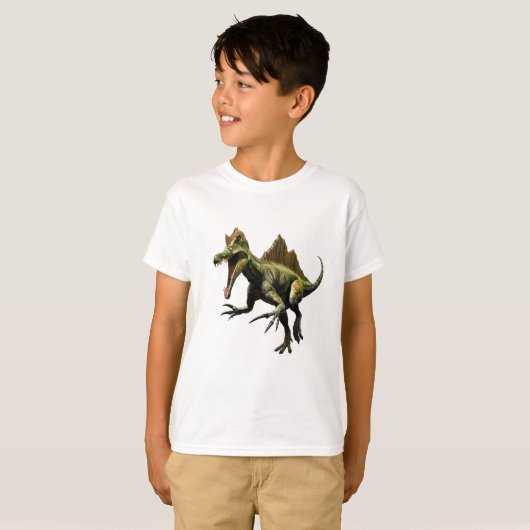 dinosaur, Triceratop for boys kids  Tシャツ (正面フル)