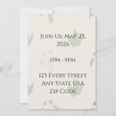 Dinosaur Twins 4th Birthday Invitations 招待状 (裏面)