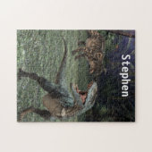 Dinosaur Tyrannosaurus T-rex Personalized For kids ジグソーパズル (横)