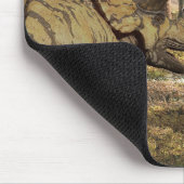 Dinosaur Tyrannosaurus Triceratops  Personalized  マウスパッド (コーナー)