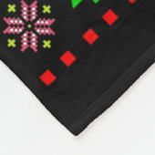 Dinosaur Ugly Christmas Sweater For Adults Kids フリースブランケット (角)