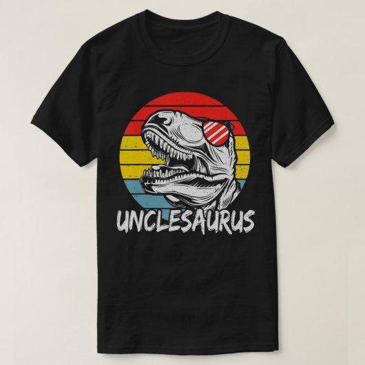 Dinosaur Unclesaurus Uncle Sayings Tシャツ (デザイン正面)