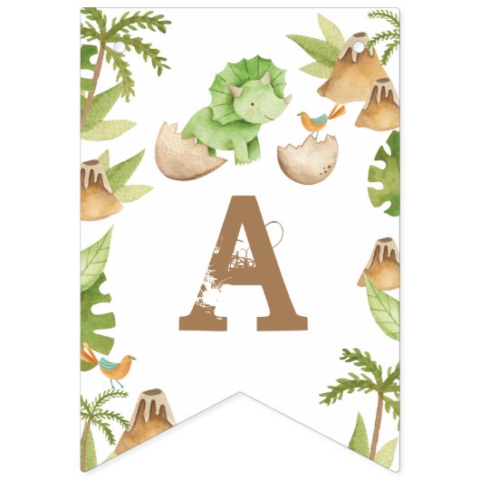 Dinosaurio バンティングフラッグ (第2の旗)