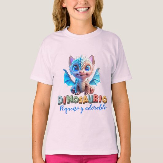 Dinosaurio pequeño y adorable   tシャツ (正面)