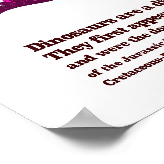 Dinosaurs ポスター (角)