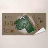 Dinosaurs and Bathtime バスタオル (バスタオル)