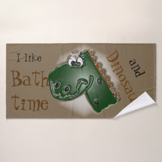 Dinosaurs and Bathtime バスタオル