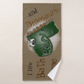 Dinosaurs and Bathtime バスタオル (バスタオル)