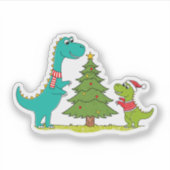Dinosaurs Christmas シール (正面)